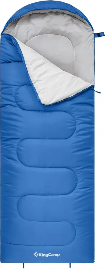 Спальний мішок KingCamp Oasis 250S Comf +12°C / Lim +7°C / Extr -3°C Blue