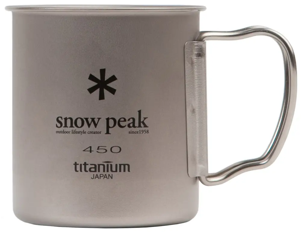 Кружка Snow Peak MG-043R Titanium Single Wall Cup 450ml