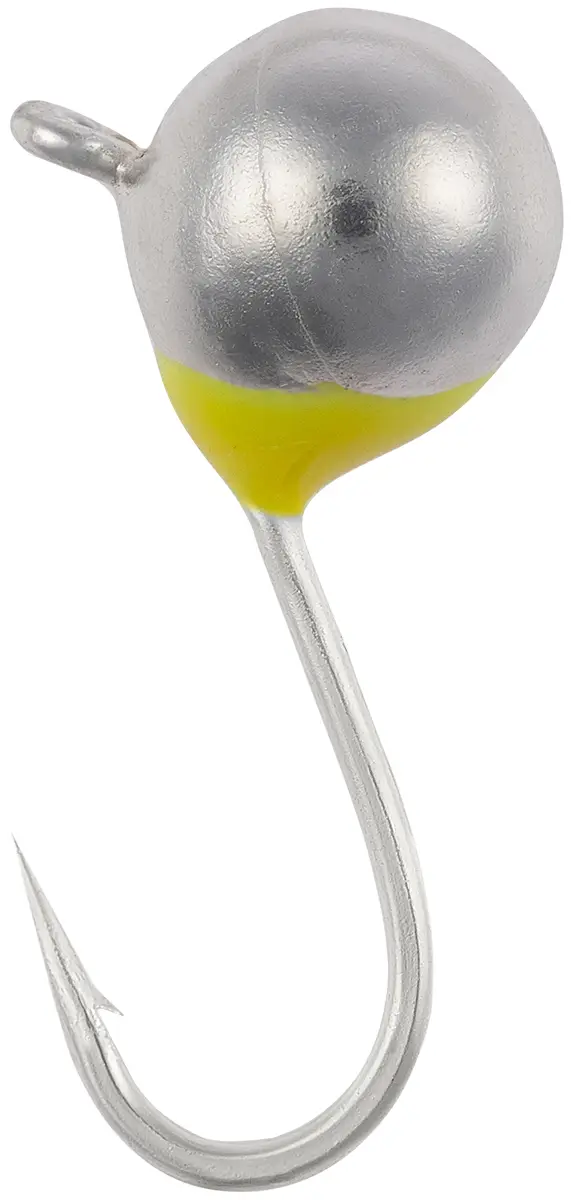 Мормишка вольфрамова Viking Fishing Round+drop 0.18g 2.5mm Silver (1шт)