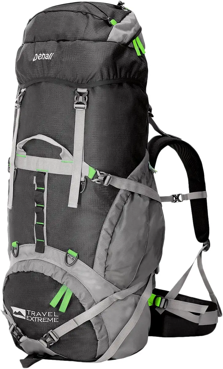 Рюкзак Travel Extreme TE Denali 70 Black/green