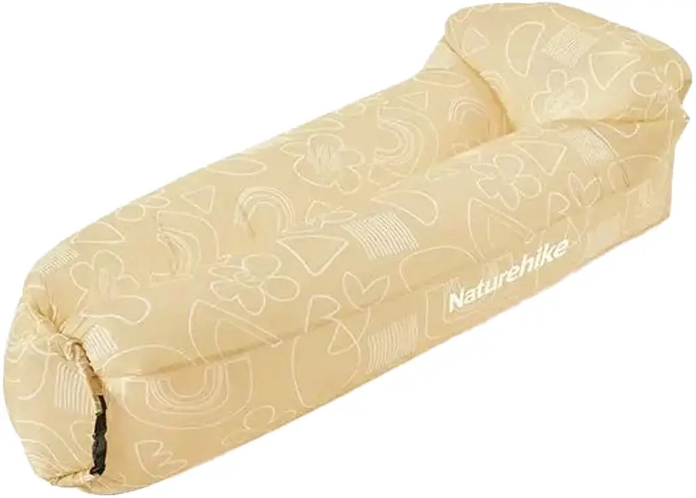 Диван надувний Naturehike CNH22DZ022 з принтом Beige