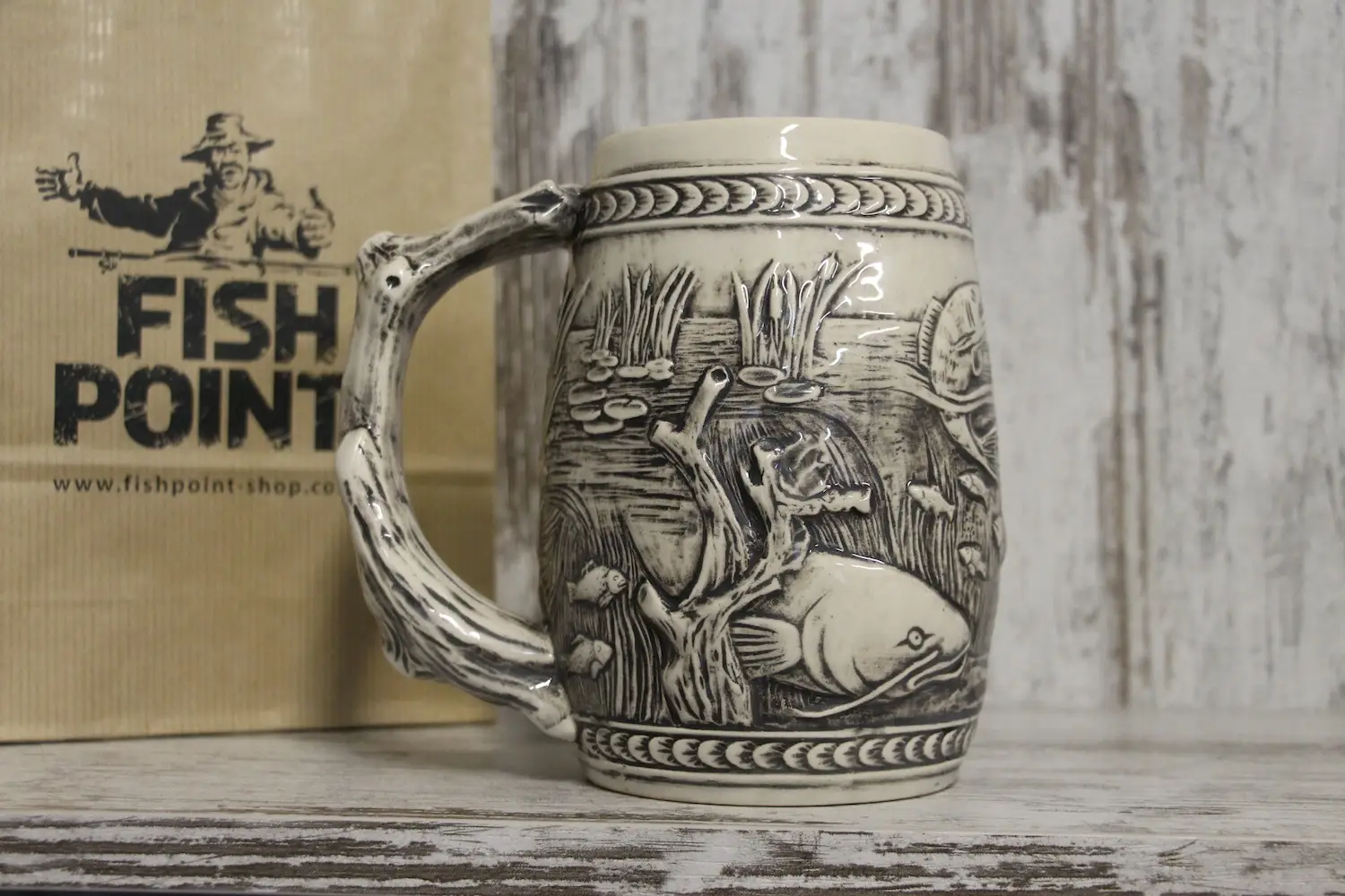 Пивний Бокал Fish-Point РИБАЦЬКИЙ РАЙ ц:сірий