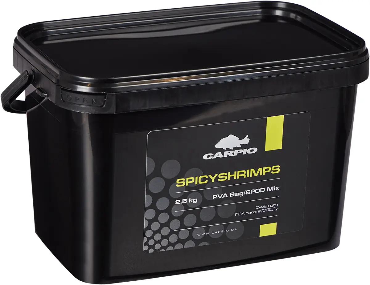 Спод мікс Carpio PVA BAG/SPOD mix SpicyShrimps 2.5kg
