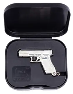 Брелок Glock Gen4 метал,пістолет никел покритий..