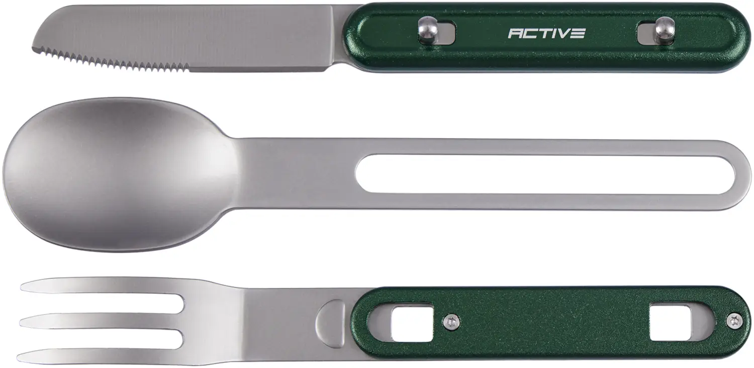 Набір столових приборів Active Tres 3 Olive