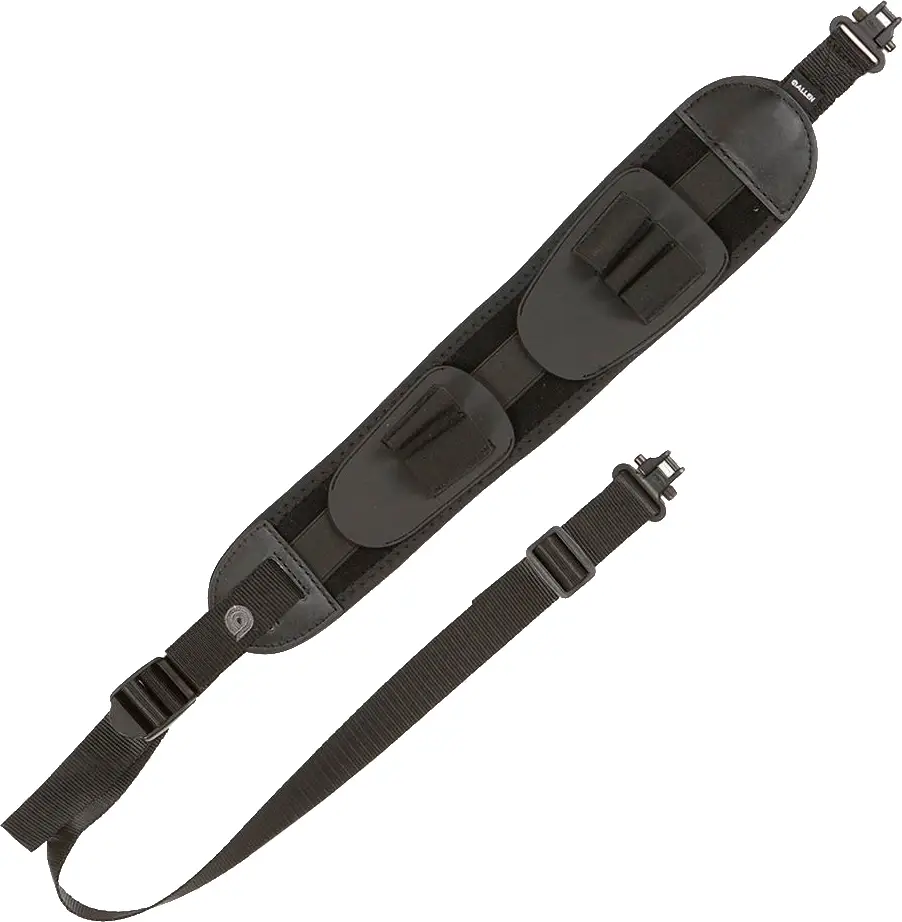 Ремінь рушничний Allen Neoprene з антабками Black