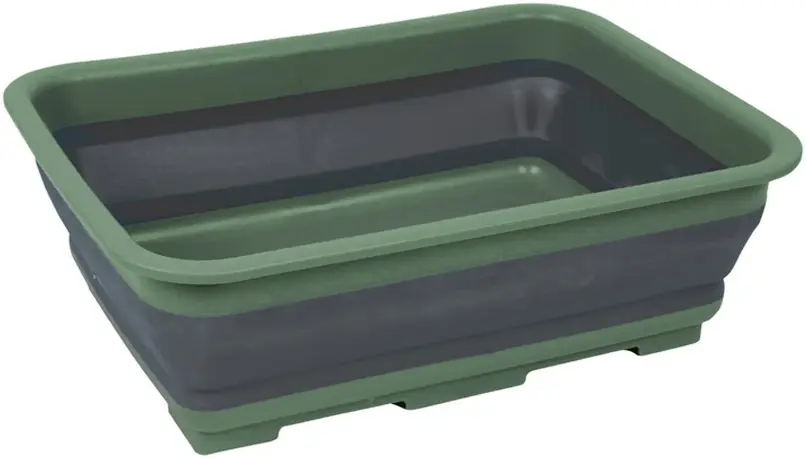 Таз Bo-Camp Washing Bowl Collapsible 7L  Grey/Green