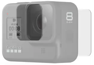 Захисне скло GoPro Tempered Glass Lens Screen Protectors для лінзи і екрану