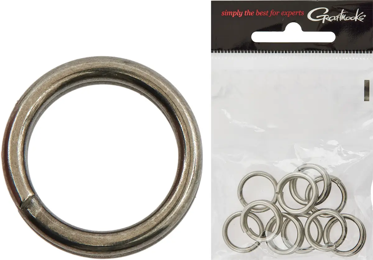 Кольцо заводное Prohunter Split Ring Каленая сталь Япония #12 Nickel (10шт/уп)