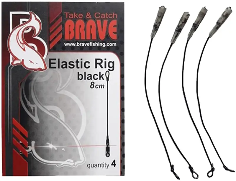 Амортизирующая резина Brave Elastic Rig 8cm White (4шт/уп)