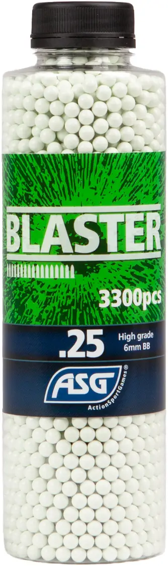Страйкбольные шарики ASG Blaster White 6 мм 0,25 г 3300 шт