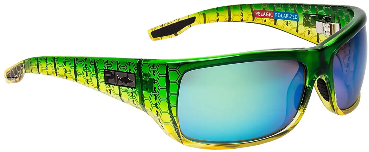 Окуляри Pelagic Fish Hook - Polarized Mineral Glass к:green dorado / green
