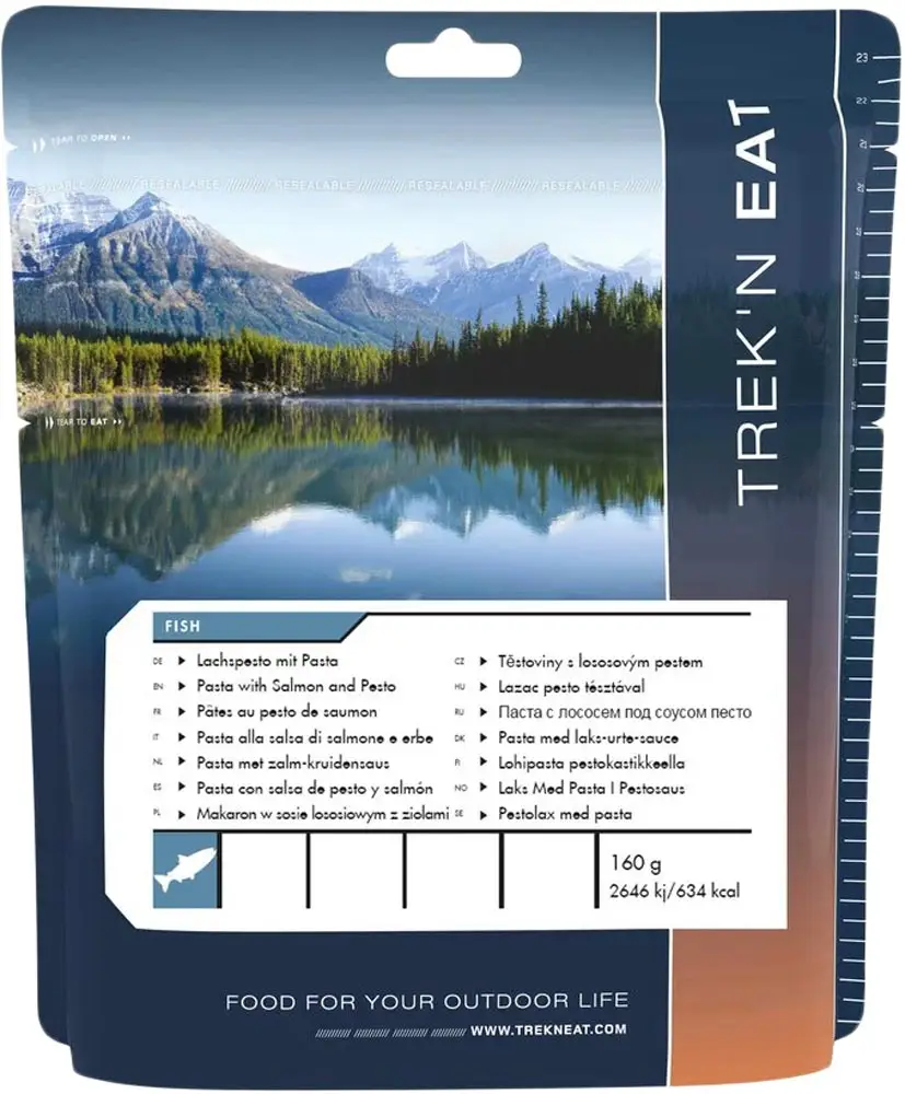 Сублімат Trek’n Eat паста з лососем і соусом песто