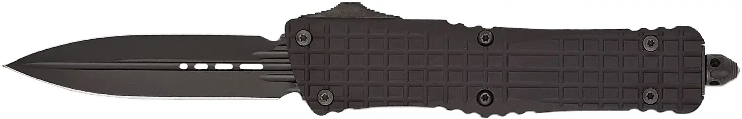 Ніж Microtech Combat Troodon Double Edge Shadow Black Blade