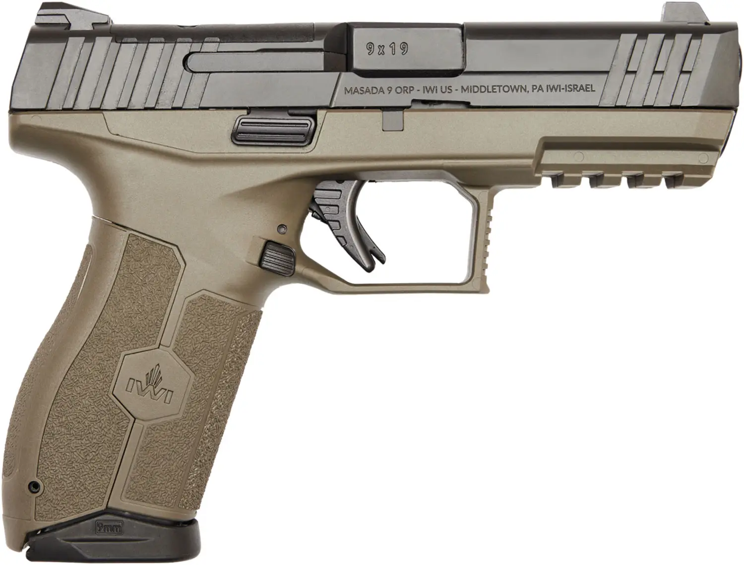 Пістолет спортивний IWI MASADA ORP 4.1" кал. 9 мм (9х19). OD Green