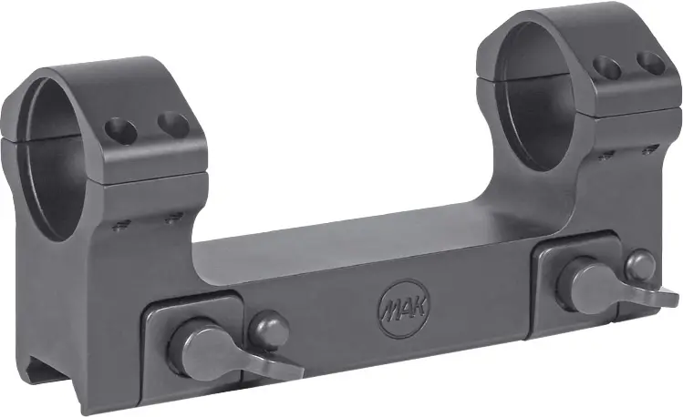 Крепление-моноблок MAK MAKuick . d - 34 мм. High. 6 MIL/20 MOA. Picatinny