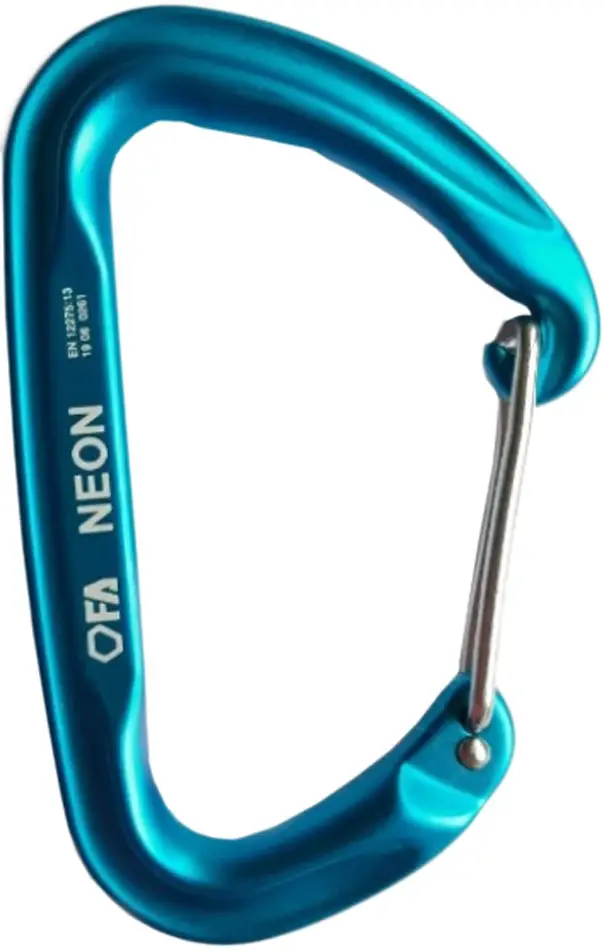 Карабін First Ascent Neon Light blue