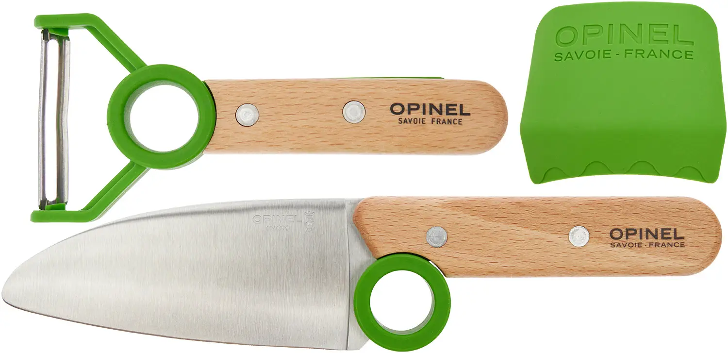 Набір ножів Opinel Le Petite Chef Green VRI Inox