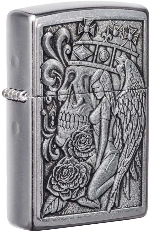 Зажигалка Zippo Skull And Angel Emblem