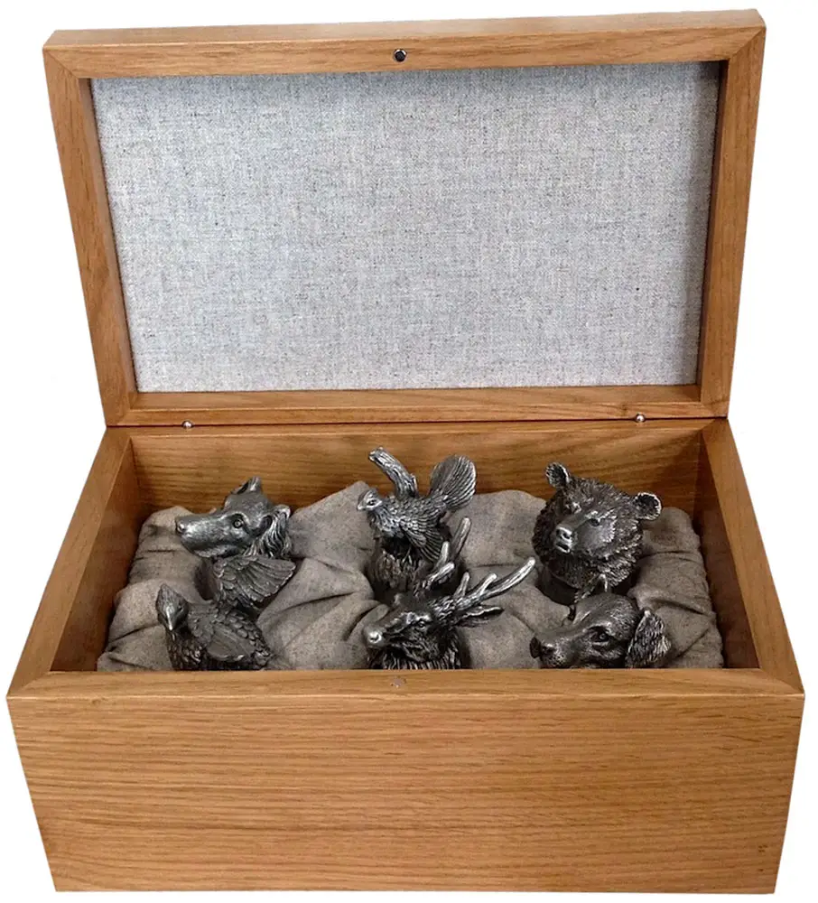 Подарунковий Набір чарок FishPoint Бар "Мисливця" 4 персони