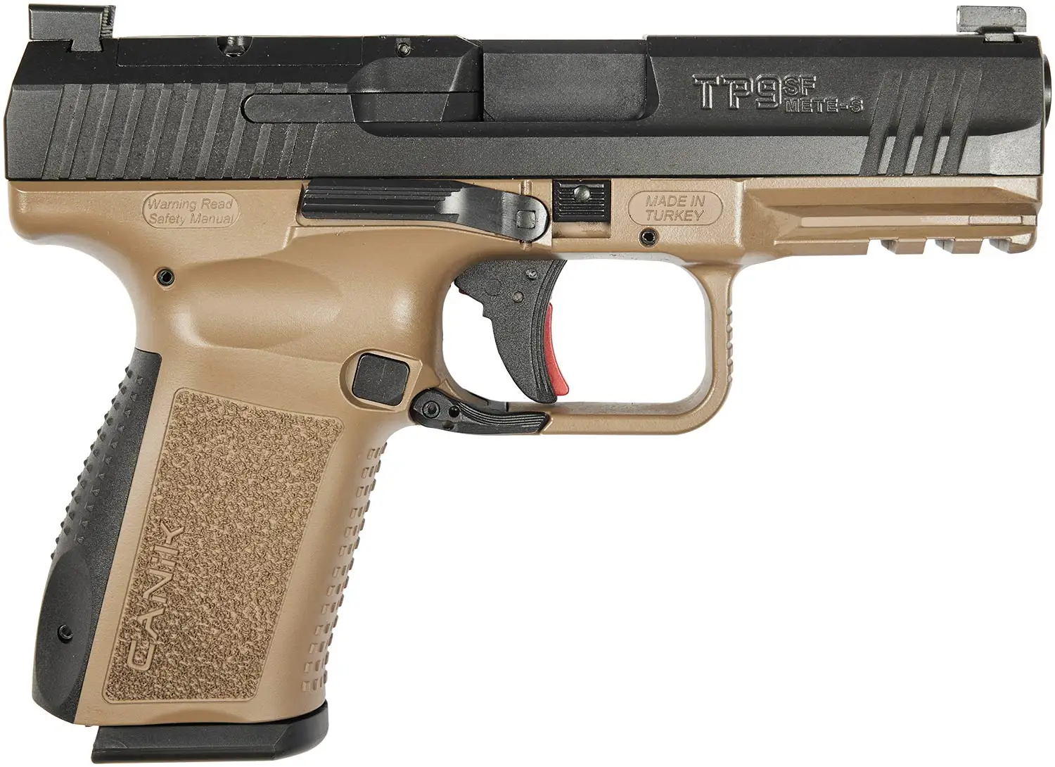 Пистолет спортивный Canik TP9 SF METE-S кал. 9 мм (9х19). FDE