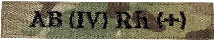 Патч Camotec Группа Крови 4+ Camo