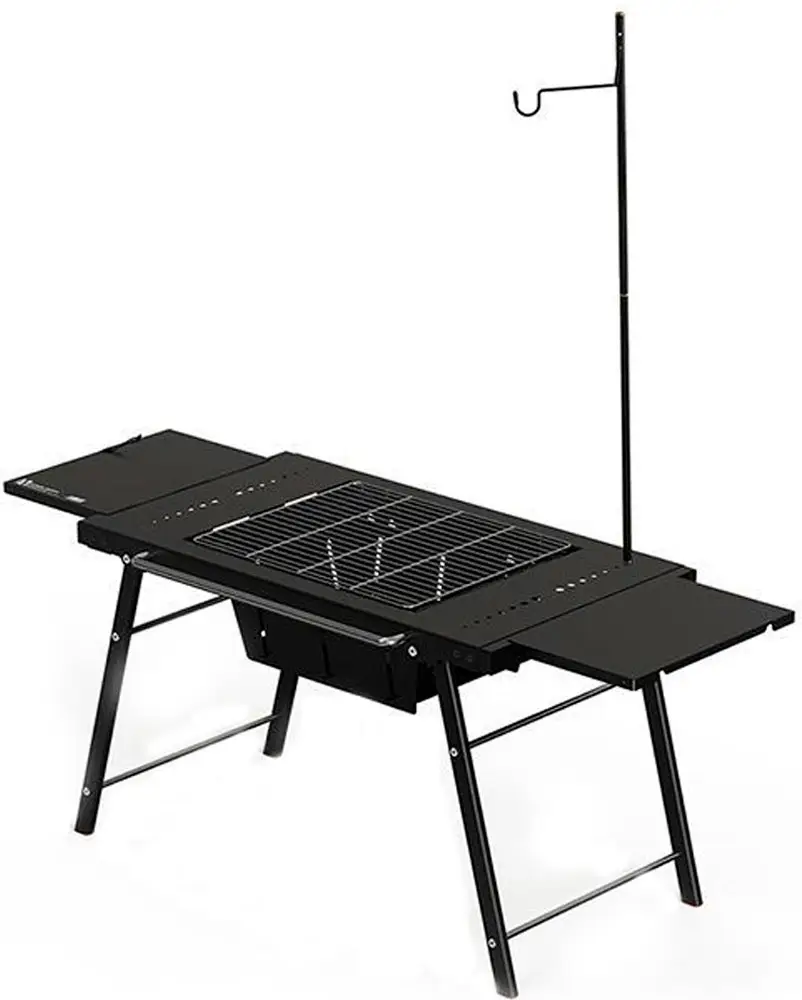Стіл розкл. Naturehike для барбекю CNK2300CW014 сталевий Black