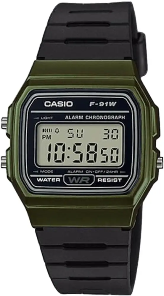 Годинник Casio F-91WM-3AEF. Зелений