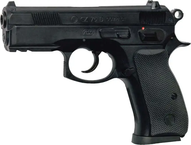 Пістолет пневматичний ASG CZ 75D Compact. CO2. BB кал. 4.5 мм