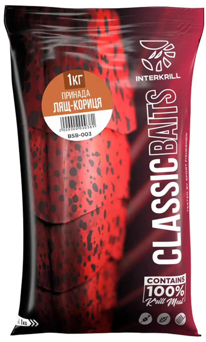 Прикормка INTERKRILL CLASSIC SERIES Лящ-кориця 1kg