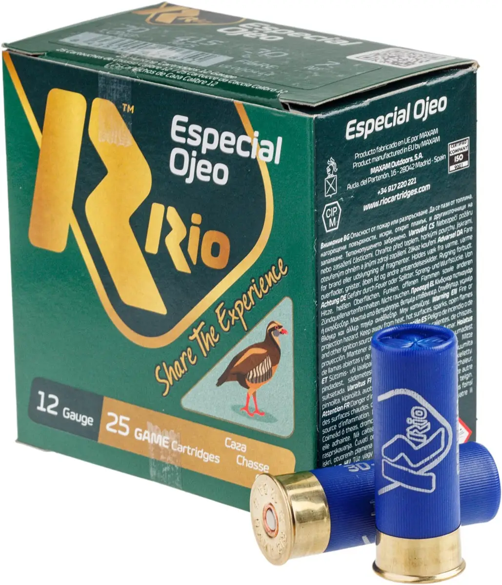 Патрон RIO Especial Ojeo-30 FW NEW(без контейнера) кал. 12/70 дробь № 7 (2.5 мм) навеска 30 г