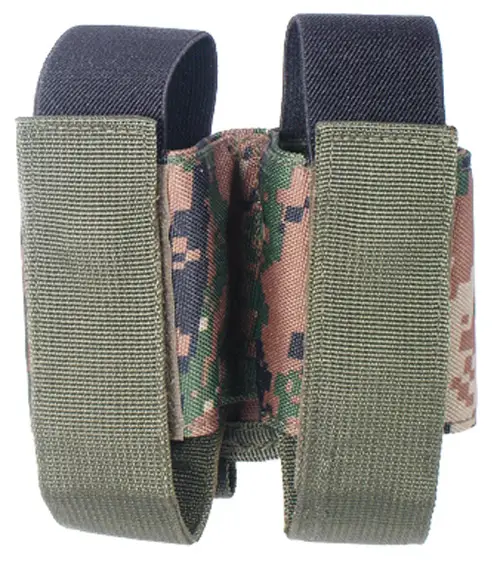 Подсумок Leapers UTG MOLLE 40 мм двойной. Woodland Digital