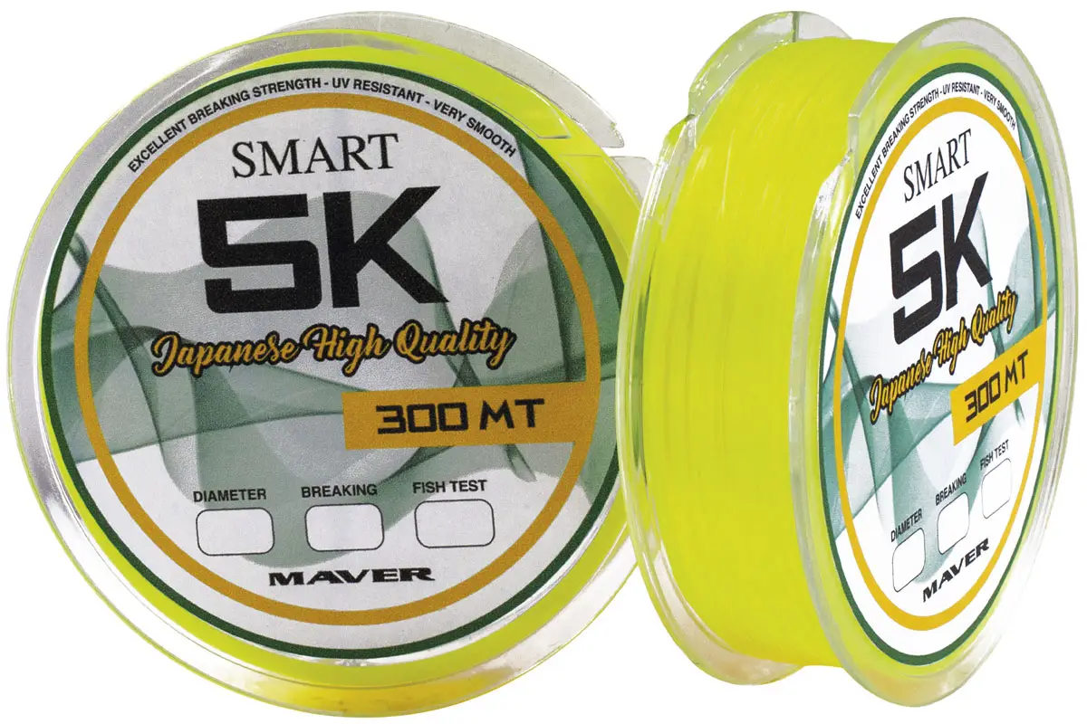 Леска Smart Monofilo Smart 5K 300m (yellow) 0.261mm 14lb/7kg