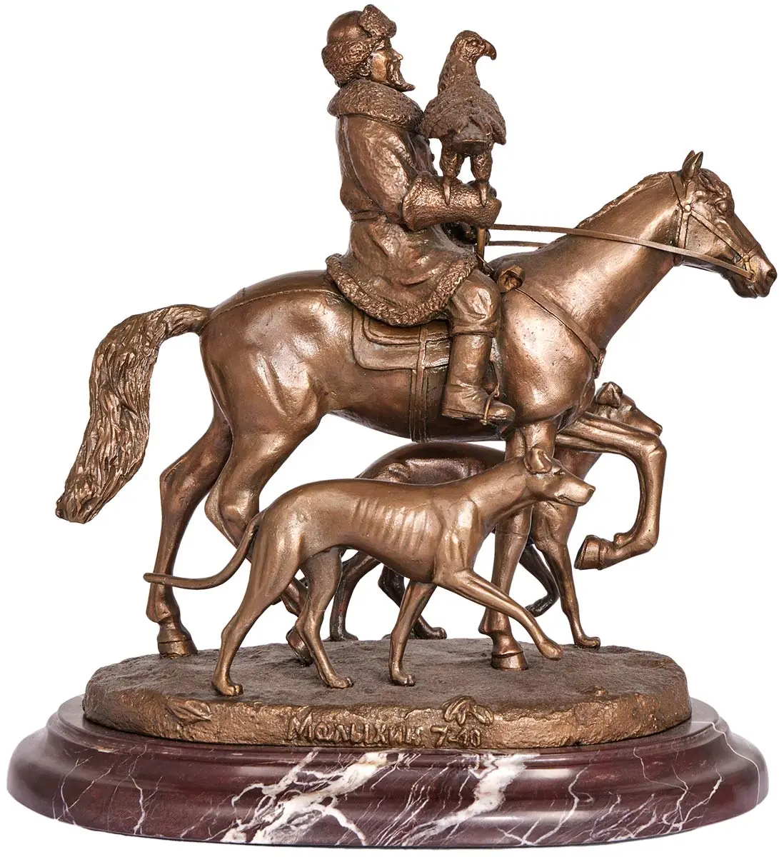 Статуетка «Соколине полювання» (бронза)