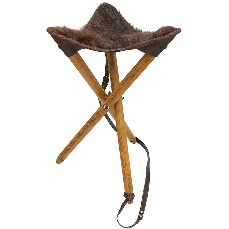 Стілець Acropolis СТ-1хн (дерево   хутро нутрії) 65см