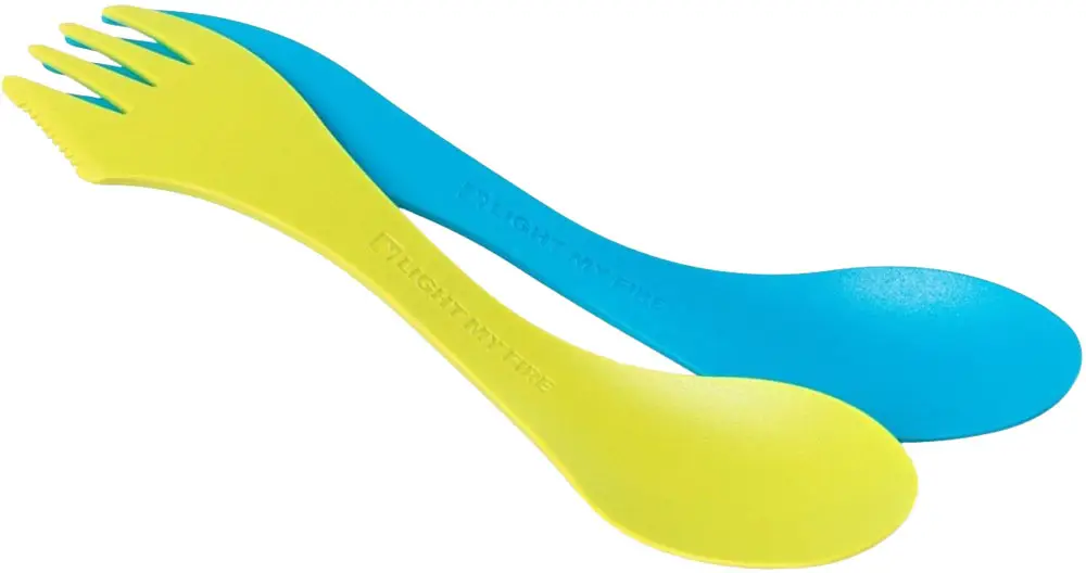 Ловилка Light my fire Spork LH pin-pack Lime-Cyan Blue