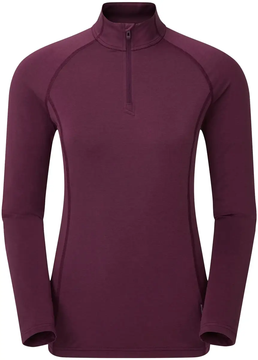 Термокофта Montane Female Dart Thermo Zip Neck M/12/38 Wineberry