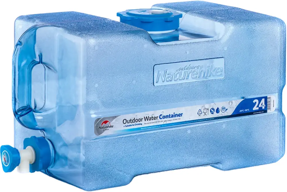 Канистра для воды Naturehike Water container PC7 19 L Transparent