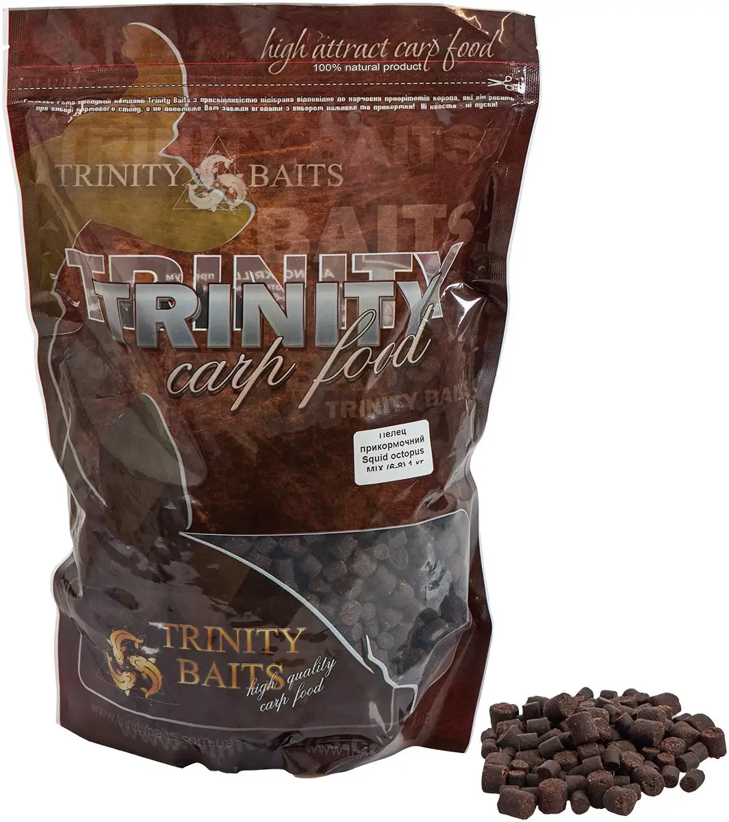 Пеллетс Trinity Squid Octopus Mix 6-8mm 1kg