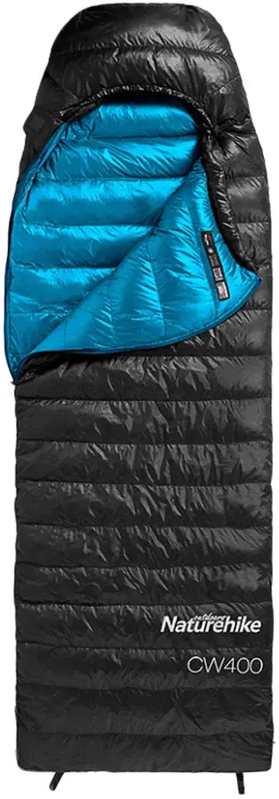 Спальный мешок Naturehike CW400 NH18C400-D L Black/blue