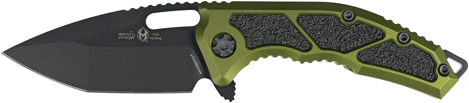 Ніж Heretic Medusa Tanto DLC MagnaCut Aluminum Green