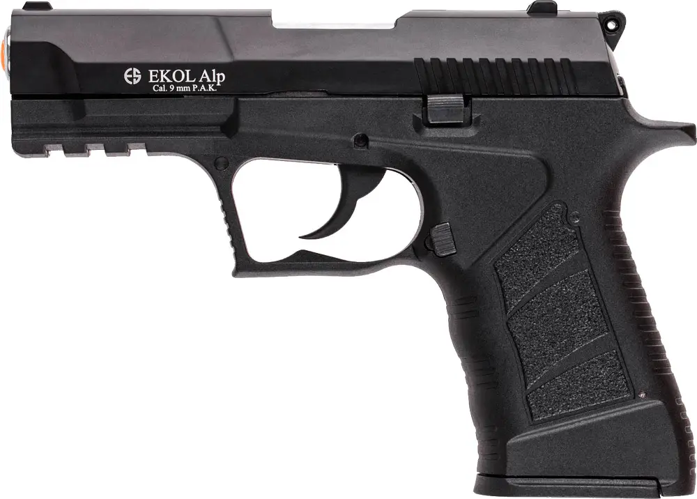 Пістолет стартовий EKOL ALP кал. 9 мм. Колір - чорний