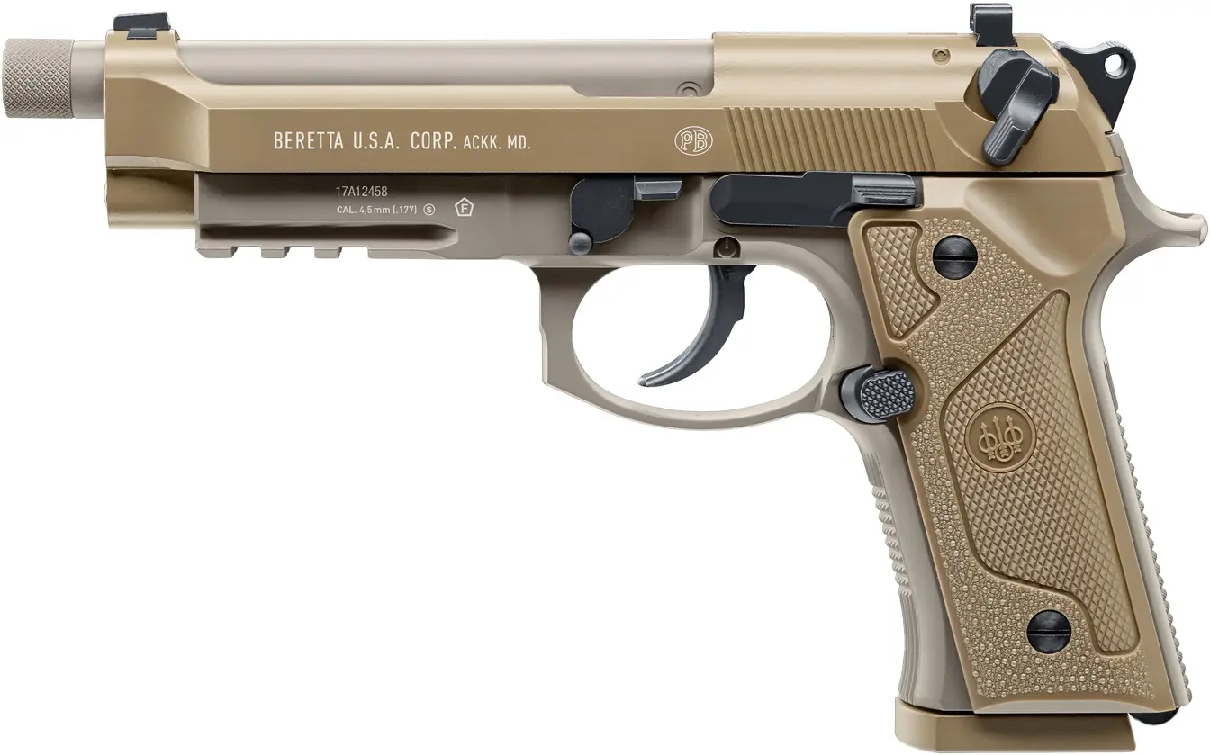 Пистолет пневматический Umarex Beretta M9A3 FM Blowback кал. 4.5 мм BB FDE