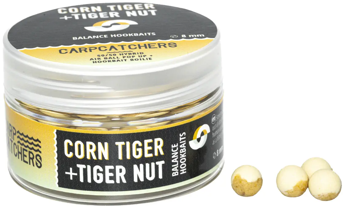 Бойлы Carp Catchers Balance Hookbaits Corn Tiger&Tiger Nut 8mm