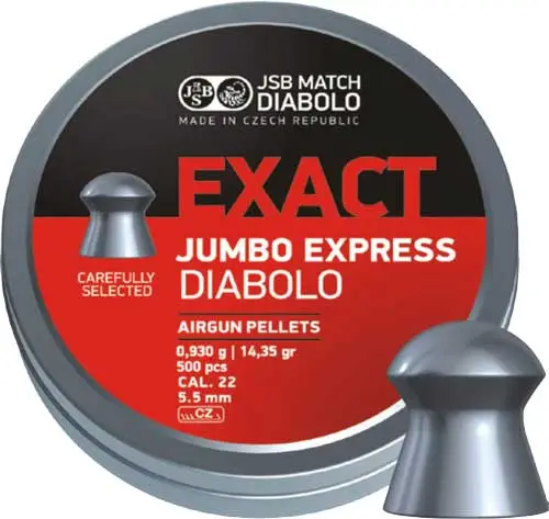 Пули пневматические JSB Diabolo Exact Jumbo Express 0,93 г 5,52 мм 250 шт/уп
