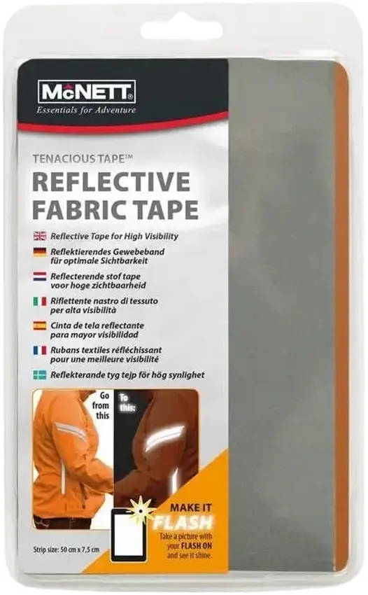 Засіб для ремонту Mc Nett Tenacious Tape Reflective Fabric Tape in Clamshell
