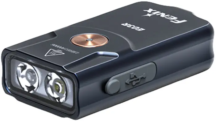 Фонарь-брелок Fenix E03R Black