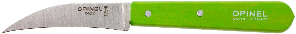 Кухонный нож Opinel Vegetable №114 Inox. Цвет - салатовый