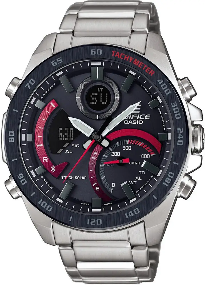 Часы Casio ECB-900DB-1AER Edifice. Серебристый