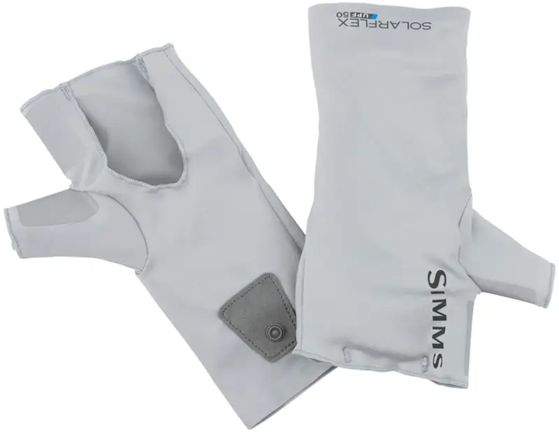 Перчатки Simms SolarFlex SunGlove L/XL No-Finger Ash